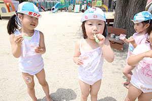 シャボン玉　楽しかったね　こあら