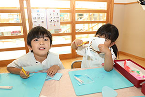 梅雨の制作　たんぽぽ