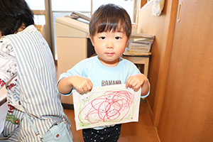 あじさいの制作　ひよこ