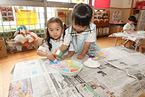 洗濯物の制作　ぱんだ