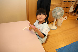 みんなでお家を作りました　ことり