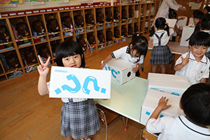 科学教室　「空気のパワー」について学びました　　ひまわり・さくら・たんぽぽ