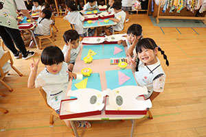 しろくまの制作　ことり
