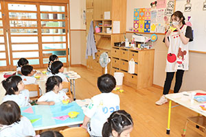しろくまの制作　ことり