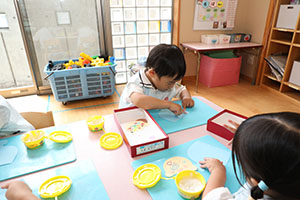 パフェの制作　うさぎ