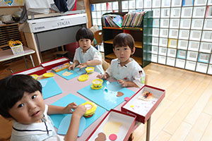 パフェの制作　うさぎ
