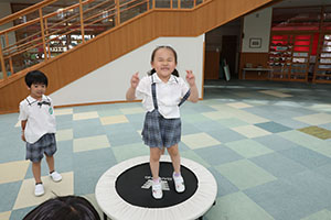 スクーターボードで遊びました　A
