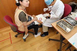 歯科検診が行われました　ひまわり・さくら・たんぽぽ・年少組