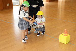 Ｂ組とぱんだ組の大運動会！