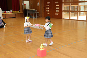 Ｂ組とぱんだ組の大運動会！