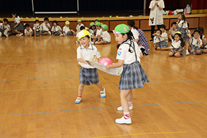 Ｂ組とぱんだ組の大運動会！