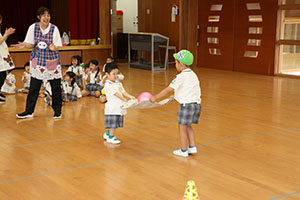 Ｂ組とぱんだ組の大運動会！