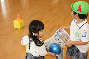 Ｂ組とぱんだ組の大運動会！