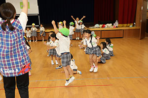 Ｂ組とぱんだ組の大運動会！
