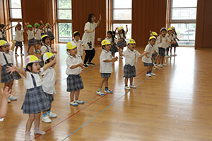 Ｂ組とぱんだ組の大運動会！