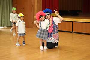 Ｂ組とぱんだ組の大運動会！