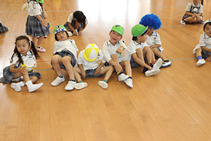 Ｂ組とぱんだ組の大運動会！