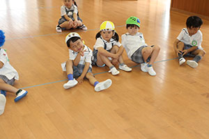 Ｂ組とぱんだ組の大運動会！