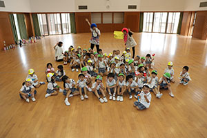 Ｂ組とぱんだ組の大運動会！