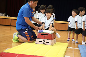 体操教室　ー跳び箱ー　ひまわり