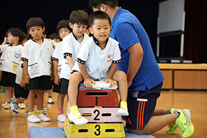 体操教室　ー跳び箱ー　ひまわり