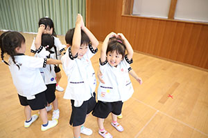 体操教室　ー跳び箱ー　ひまわり