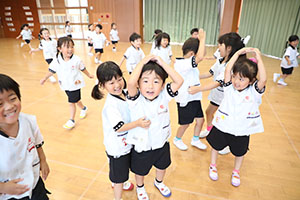 体操教室　ー跳び箱ー　ひまわり