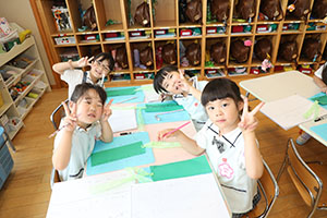 短冊にお願い事を書きました　A