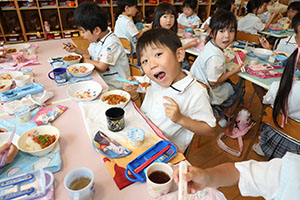 ピーマンの収穫　E
