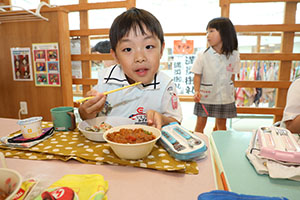 ピーマンの収穫　E