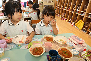 ピーマンの収穫　E