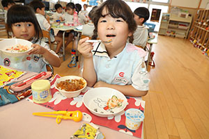 ピーマンの収穫　E