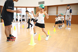 サッカー教室がありました　A