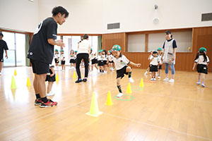 サッカー教室がありました　A