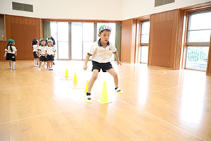 サッカー教室がありました　A