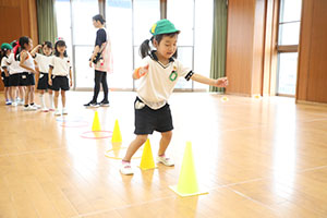 サッカー教室がありました　A