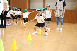 サッカー教室がありました　A