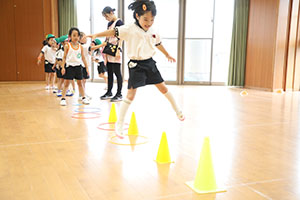 サッカー教室がありました　A