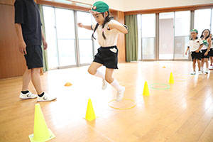 サッカー教室がありました　A