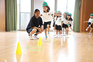 サッカー教室がありました　A