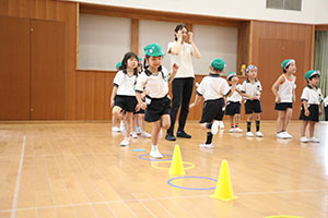 サッカー教室がありました　A