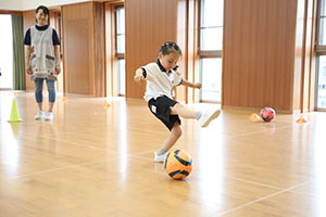 サッカー教室がありました　A