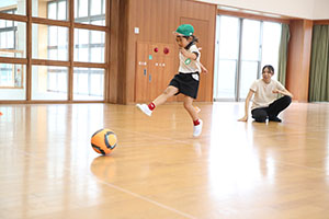 サッカー教室がありました　A