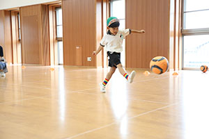 サッカー教室がありました　A