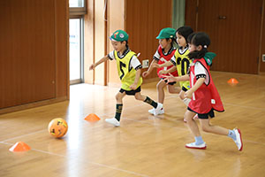 サッカー教室がありました　A