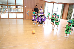 サッカー教室がありました　A