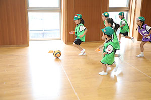 サッカー教室がありました　A