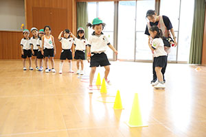 サッカー教室がありました　A