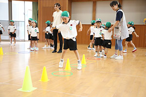 サッカー教室がありました　A