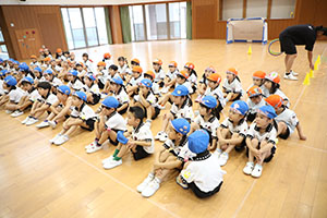 サッカー教室がありました　D・E